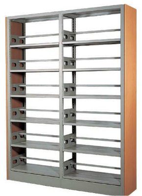 木(mù)側面書(shū)架